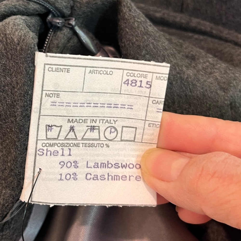 Burberry London dark gray men’s coat size 40R - Picture 7 of 11